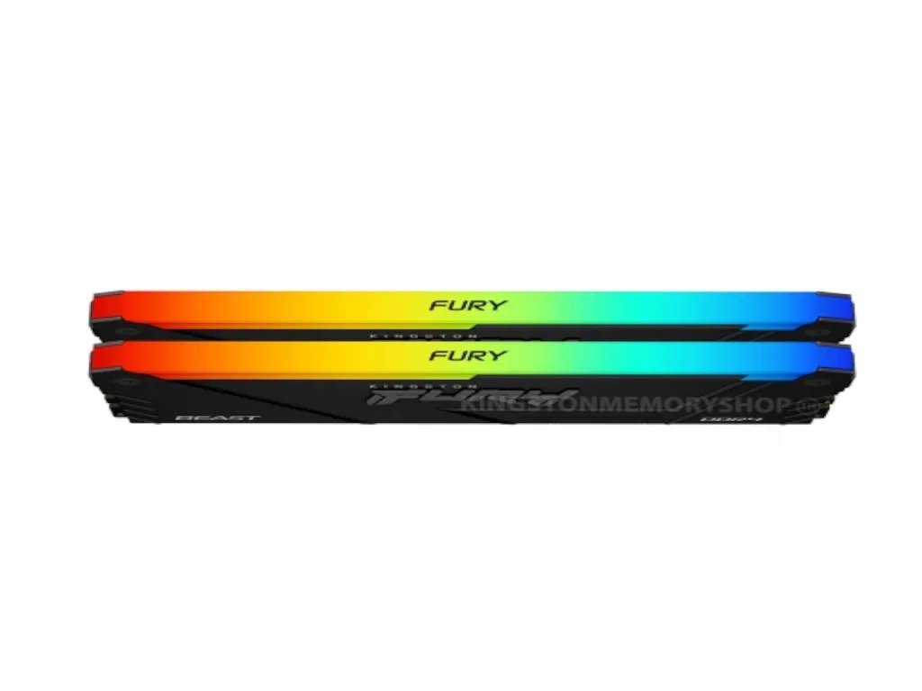 Kingston Memorija KINGSTON 16GB(2x8GB)/DIMM/DDR4/3200GHz/CL16/FURY Beast RGB Slika 3